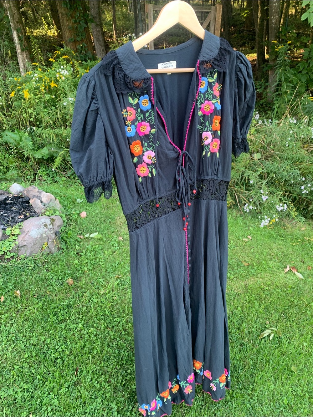Chasing Unicorns Embroidered dress